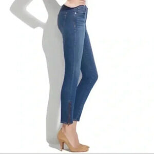 Madewell Stretchy Skinny Jeans Roadtripper Jeggings Zipper Ankle